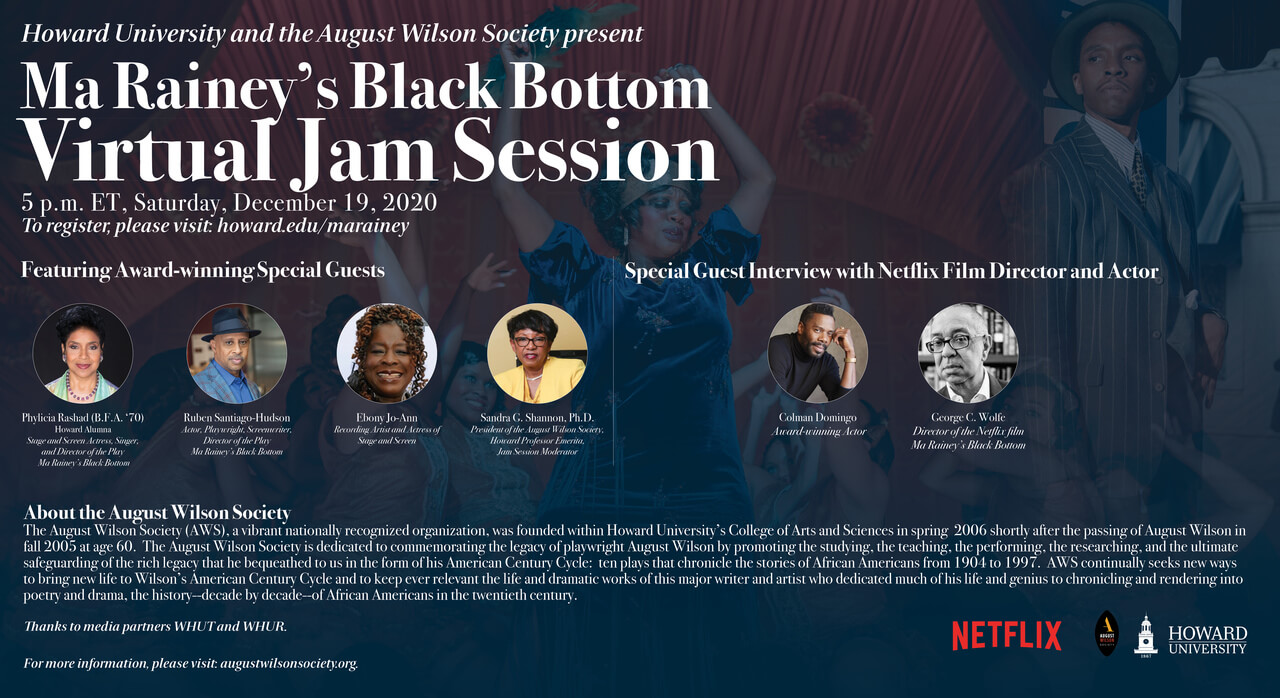 SPECIAL EVENT: Howard University, August Wilson Society and